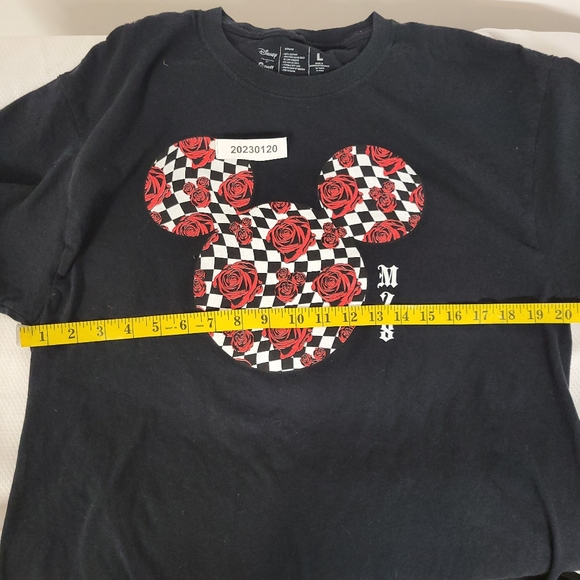 NEFF X DISNEY MICKEY MOUSE Checkered And Roses Style LogoMen's Sz Large - Picture 6 of 9